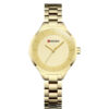 Curren 9015 Steel Band Full Golden Analog Gift Watch For Ladies