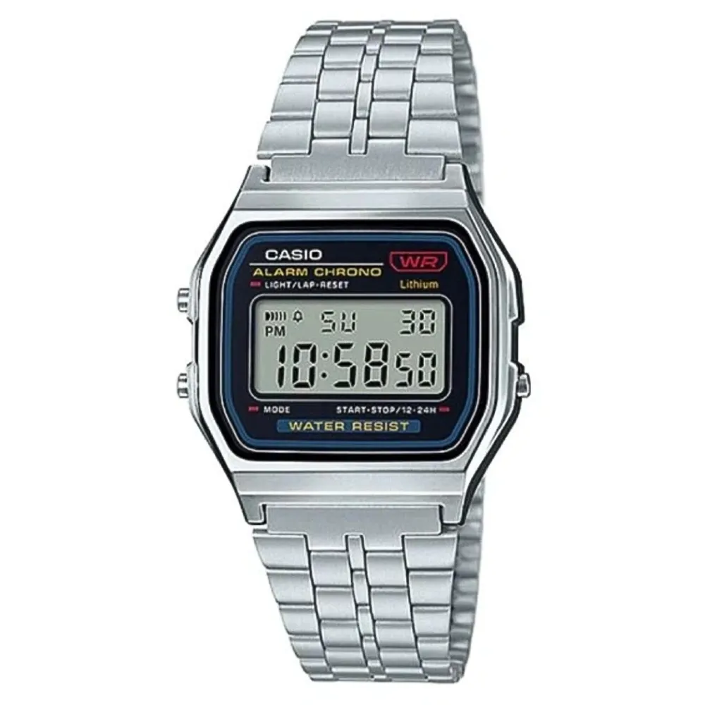 Casio Classic Digital Men's Watch A159W-N1DF - Silver