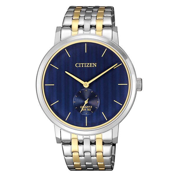 Citizen BE9174-55L Men's Quartz Watch with Two-Tone Stainless Steel Bracelet – 39mm Blue Dial