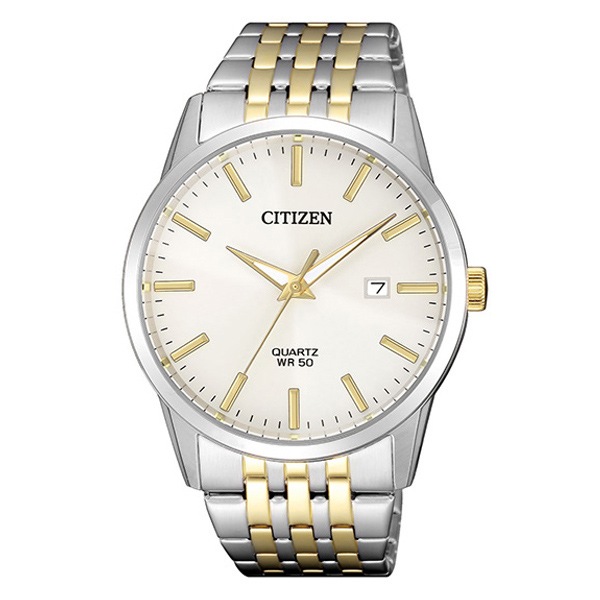 Citizen BI5006-81P White Dial Two Tone Chain Men's Dress Watch