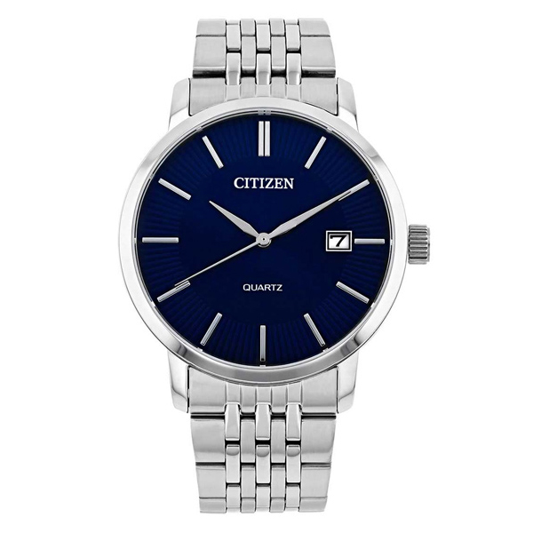 Citizen DZ0040-51L Blue Dial Silver Chain Men's Hand Watch