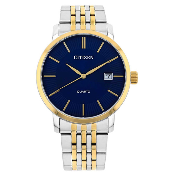 Citizen DZ0044-50L Blue Dial Two Tone Chain Men's Gift Watch