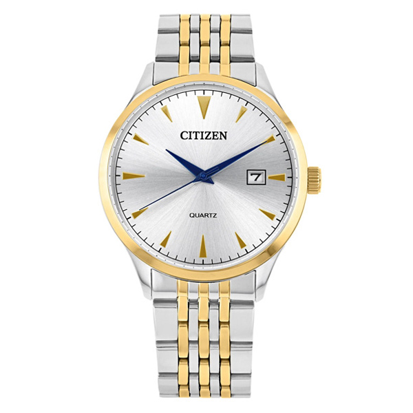 Citizen DZ0064-52A Two Tone Chain Silver Dial Men's Gift Watch