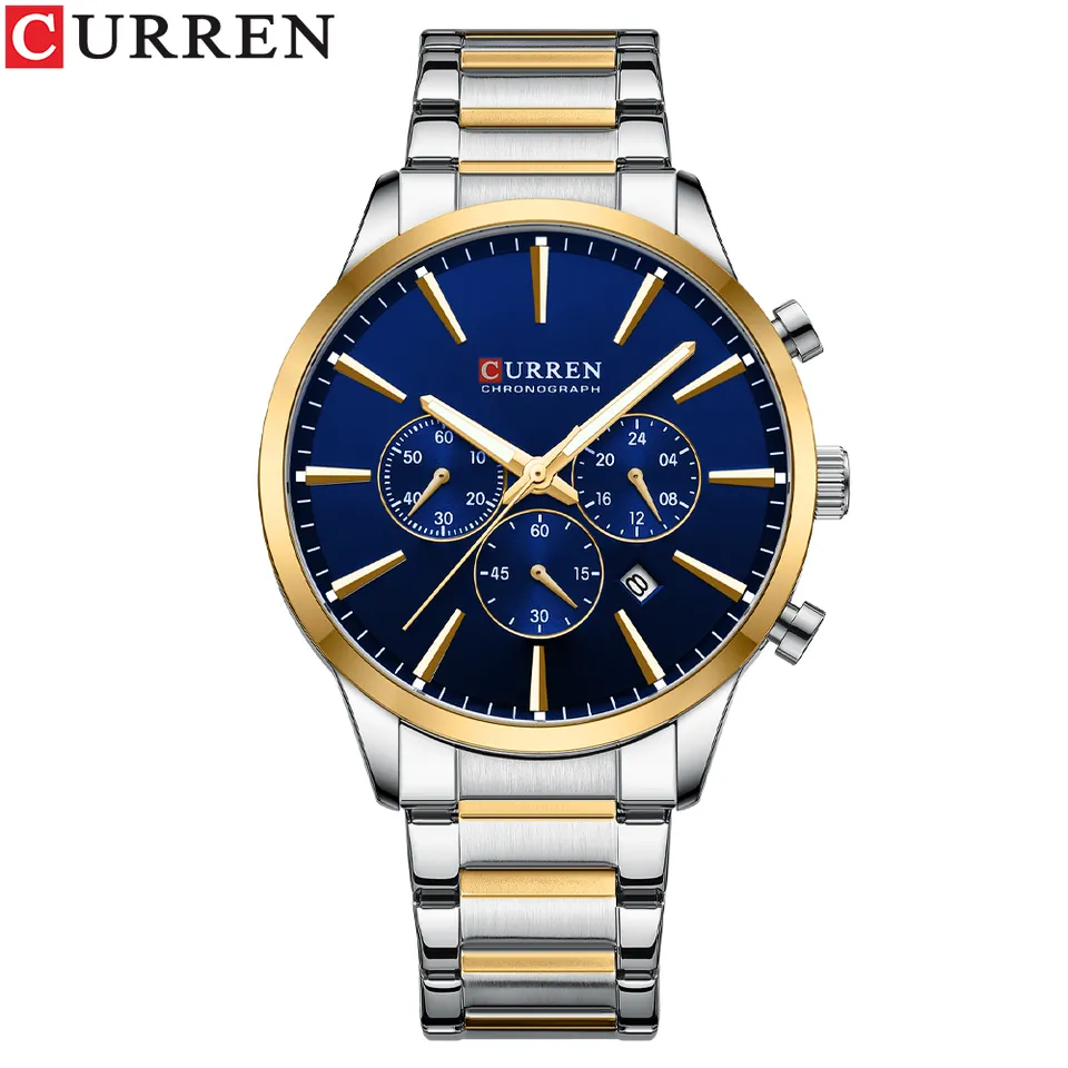 Curren 8435 Chronograph Metal Band Men’s Watch