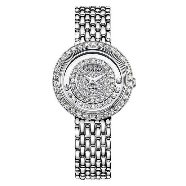 Rhythm L1203S01 Silver Bracelet Analog Dial Watch For Ladies