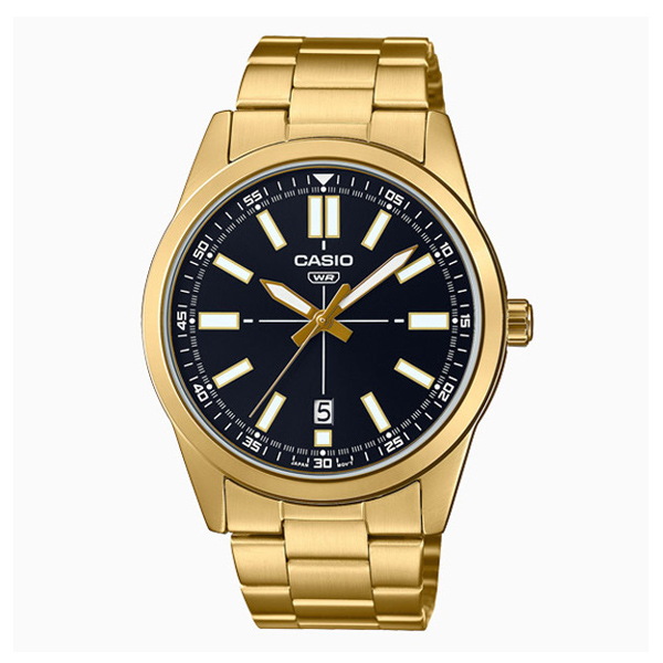 Casio MTP-VD02G-1E Golden Band Men's Analog Fashion Watch