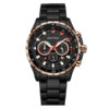 Rhythm S1411S05 Men's Black Chronograph Dial Classical Watch