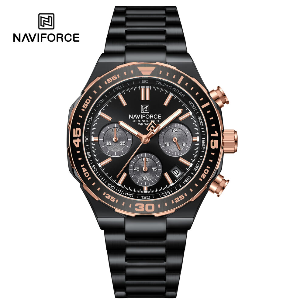 Naviforce NF8049 B/RG/B Men's Quartz Watch